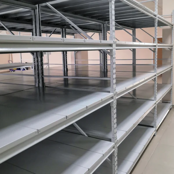 Стеллаж грузовой 2000х1500х600, 4 яруса с оцинкованным настилом