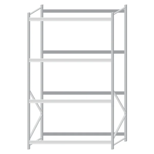 Стеллаж грузовой 2500х1500х800, 4 яруса без настила