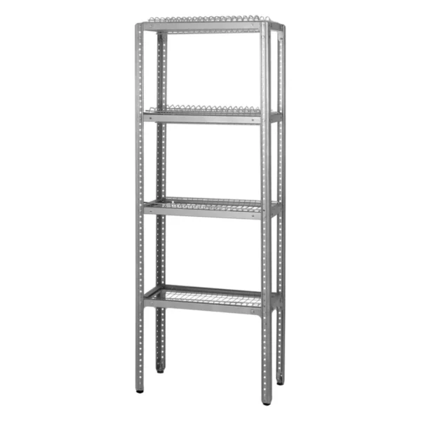 Стеллаж для сушки посуды ССПб 1600x1000x300 «Base» (сетки «тарелки» 4 шт.)