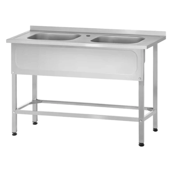 Ванна моечная ВМЦн 1400 «Norma Inox» м/о 500x500x300/2 (ножка профильная)