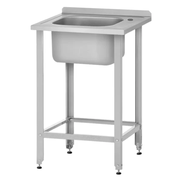 Ванна моечная ВМЦб 600 «Base» м/о 400x400x250 (ножка угловая)