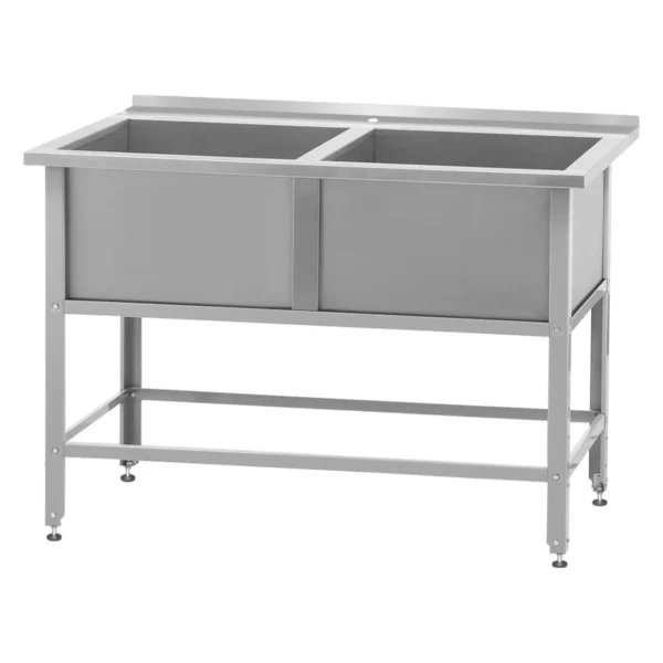 Ванна моечная ВМСб 630/2 «Base» с бортом