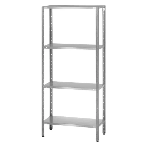 Стеллаж полочный СПЛн «Norma Inox» 1600x1000x500 со сплошной полкой (нерж.сталь)