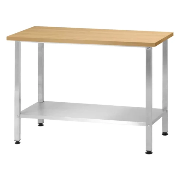 Стол кондитерский СПРн 1200x600 «Norma Inox» (полка сплошная, ножка профильная)