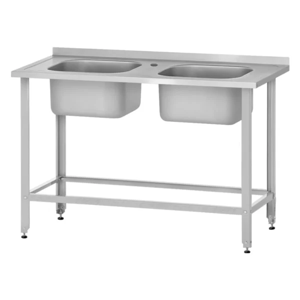 Ванна моечная ВМЦб 1200 «Base» м/о 400x500x250/2 (ножка угловая)